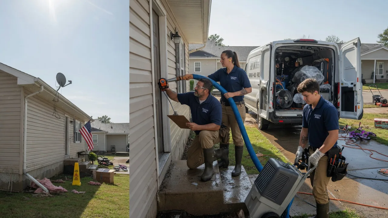 Ceiling Water Damage Restoration in Seaford, VA near me